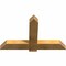 Ekena Millwork Eugene Rough Sawn Timber Gable Bracket, Western Red Cedar, 48"W x 30"H x 4"D x 6"F, 15/12 Pitch GBW048X30X0406EUG00RWR - alternate 5